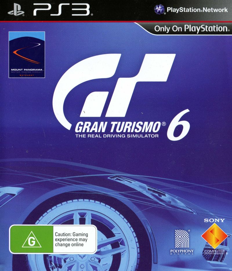 Gran Turismo 6 Playstation 3 PS3 Game PAL