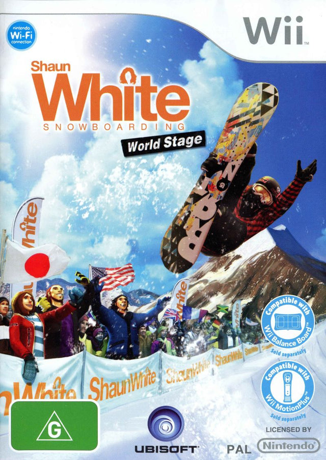 Shaun White Snowboarding: World Stage Nintendo Wii Game PAL