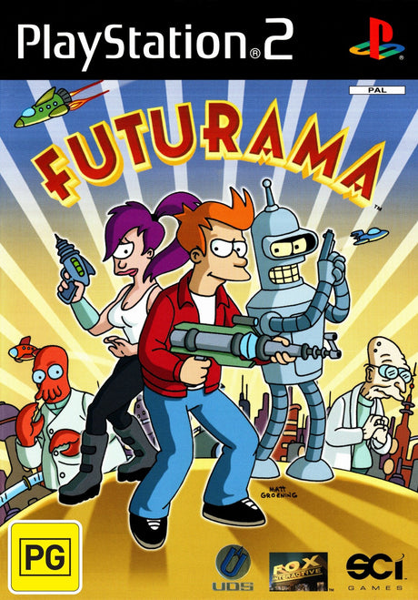 Futurama Playstation 2 PS2 Game PAL