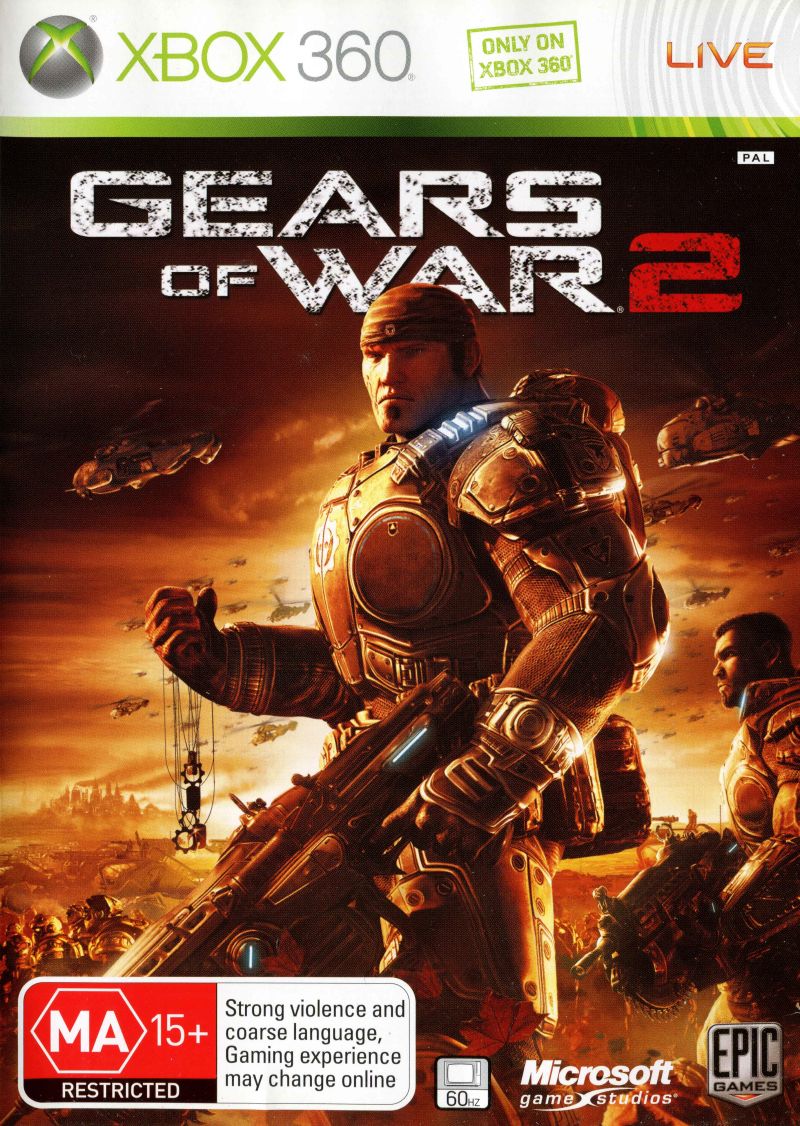 Gears of War 2 Xbox 360 Game PAL-Trippy Trades