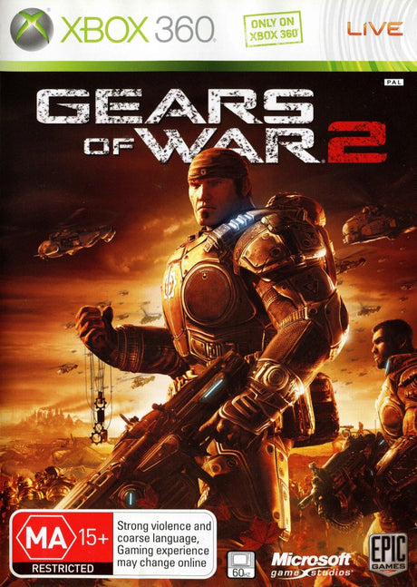 Gears of War 2 Xbox 360 Game PAL-Trippy Trades