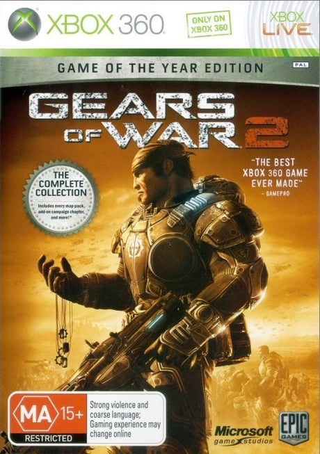 Gears of War 2: Game of the Year Edition Xbox 360 Game PAL-Trippy Trades