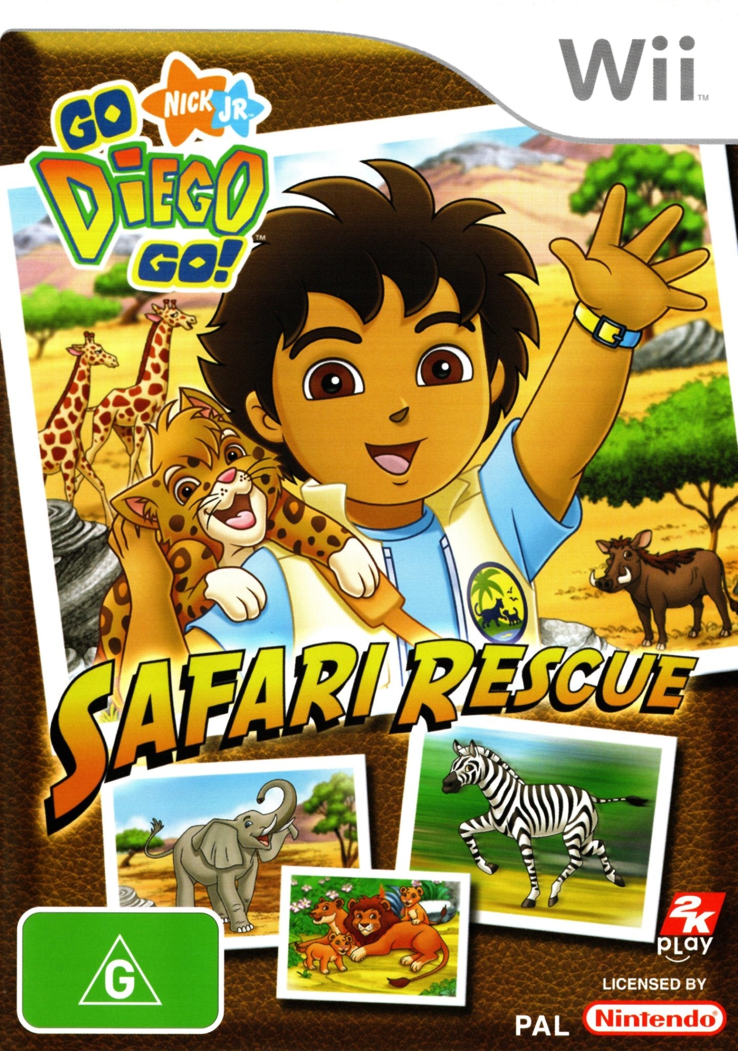 Go, Diego, Go! Safari Rescue Nintendo Wii Game PAL