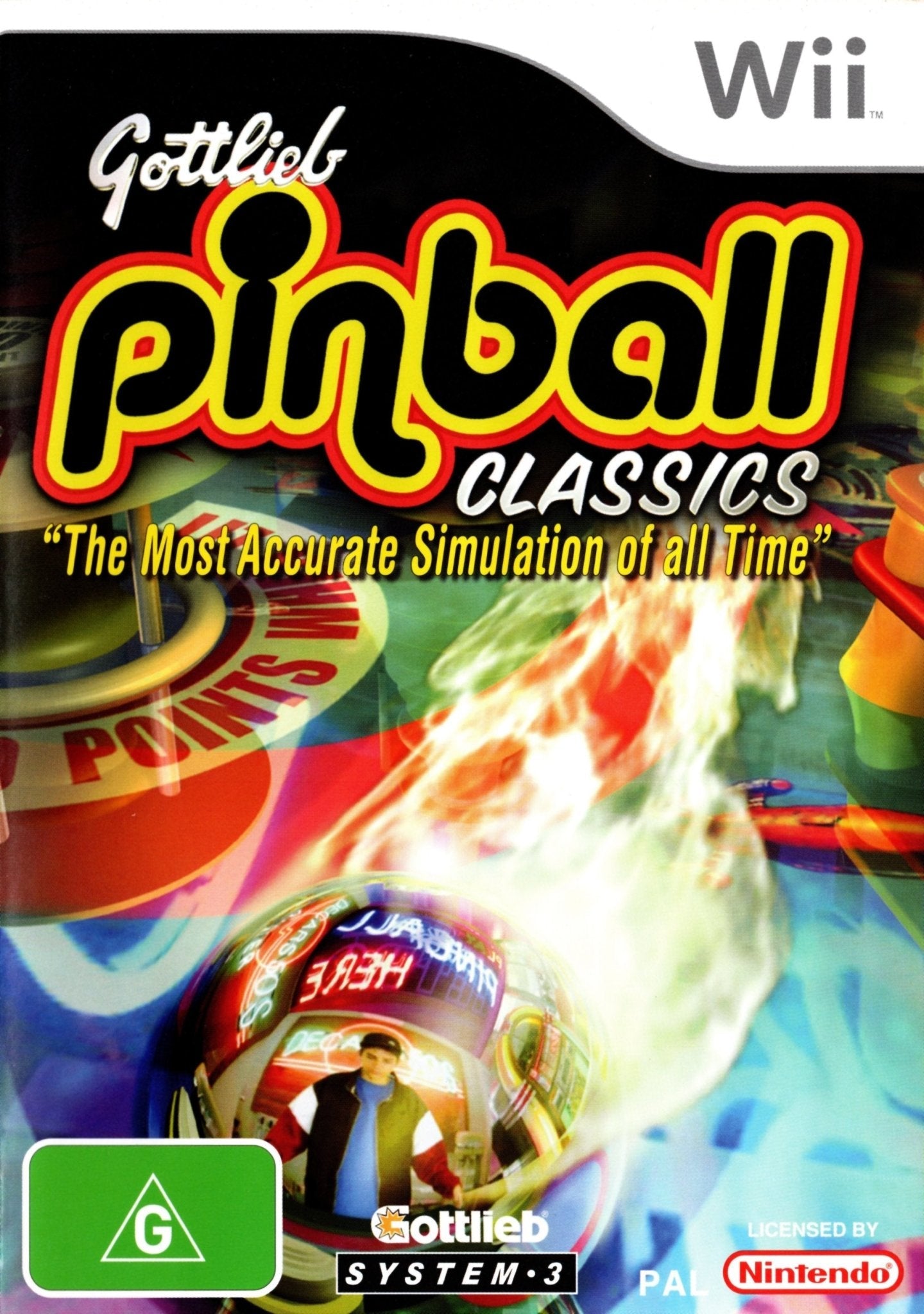 Gottlieb Pinball Classics Nintendo Wii Game PAL