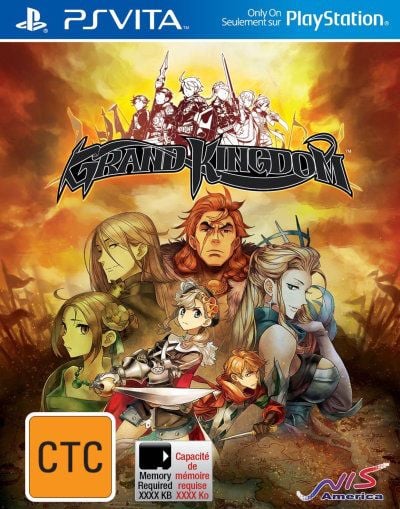 Grand Kingdom Playstation Vita Game PAL