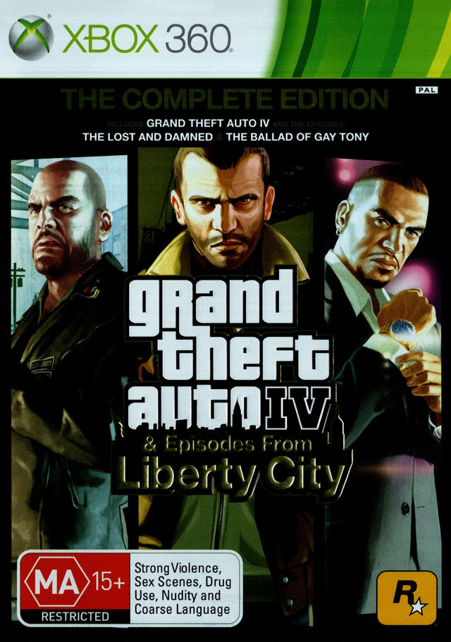 Grand Theft Auto IV GTA 4: The Complete Edition Xbox 360 Game PAL