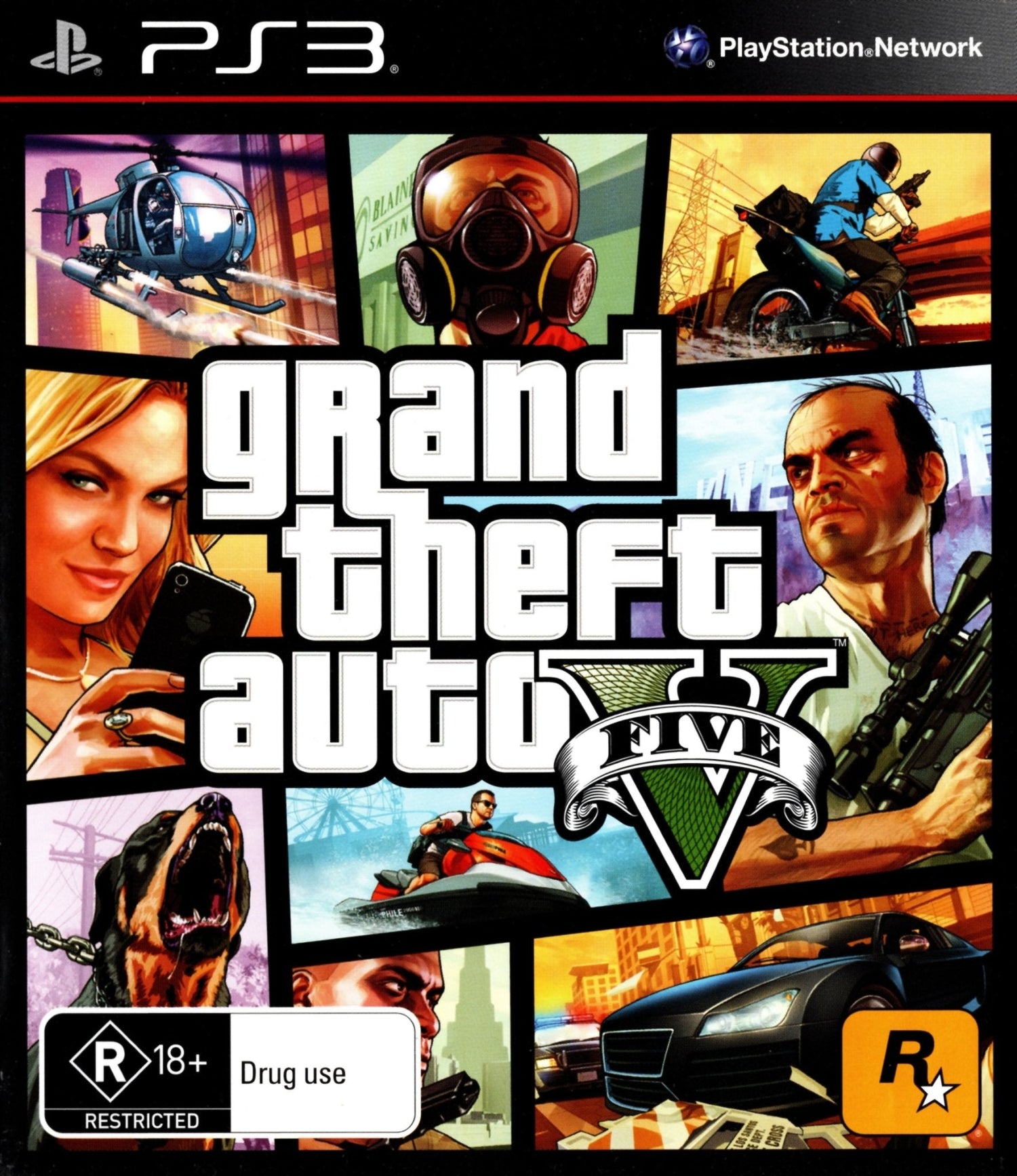 Grand Theft Auto V 5 Five Playstation 3 PS3 Game PAL