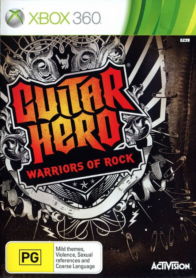 Guitar Hero: Warriors of Rock Xbox 360 Game PAL