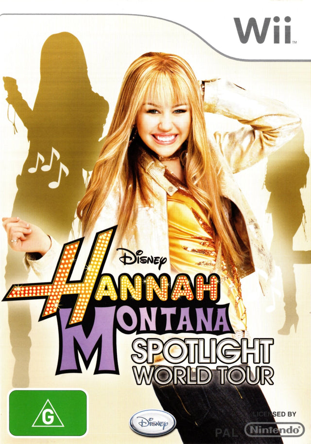 Hannah Montana: Spotlight World Tour Nintendo Wii Game PAL