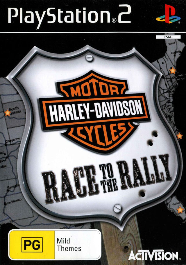 Harley-Davidson Motorcycles: Race to the Rally Playstation 2 PS2 Game PAL