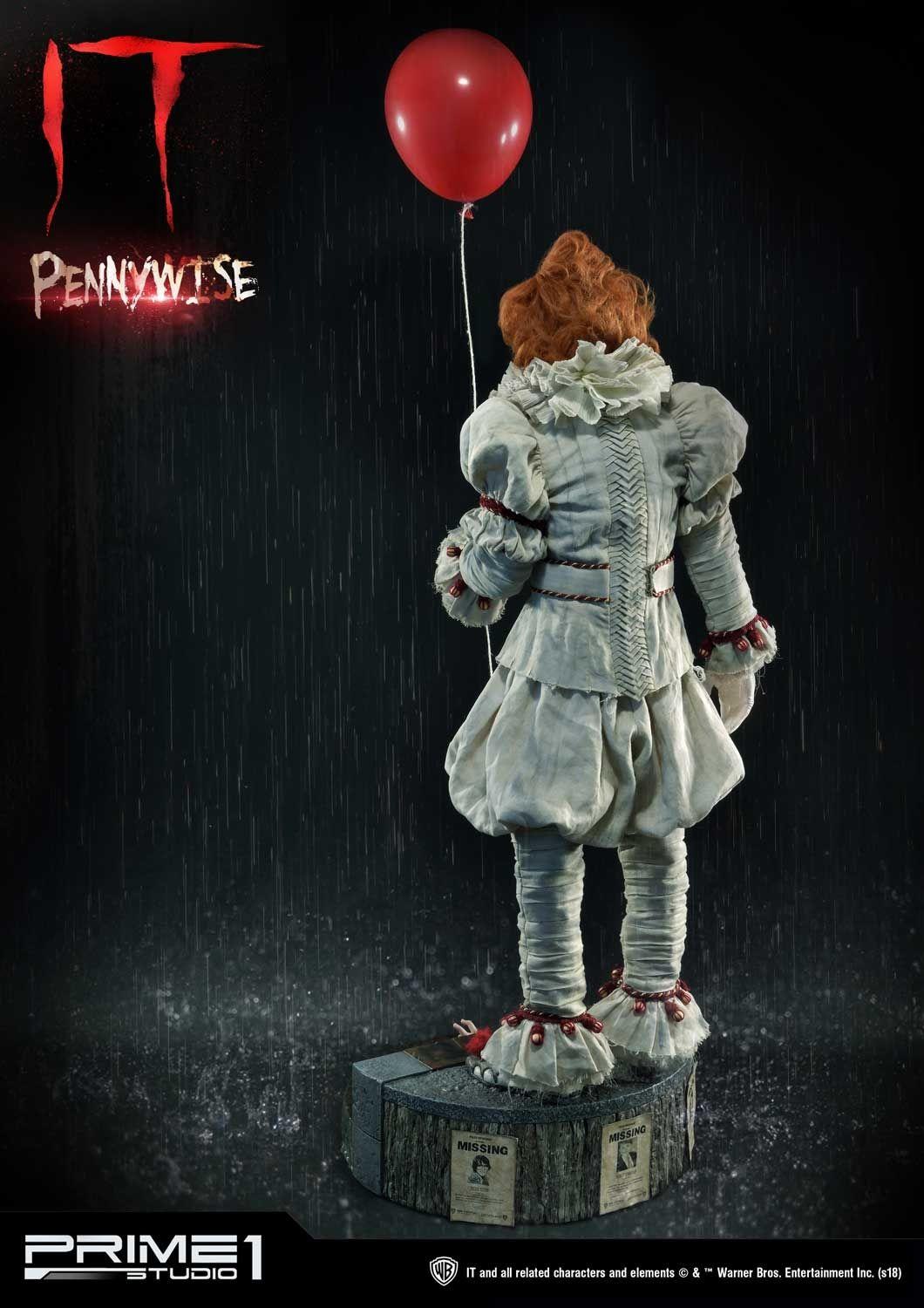 Prime 1 Studio It 2017 Pennywise 1/2 Scale Statue Figure Large 283/500
