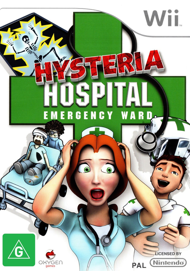 Hysteria Hospital: Emergency Ward Nintendo Wii Game PAL