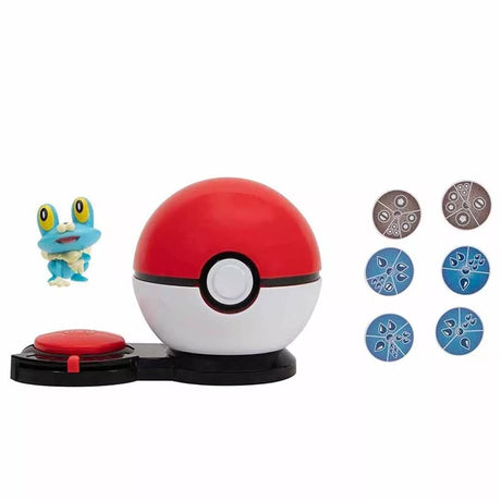 Pokemon Surprise Attack Game Froakie With Poke Ball Toy