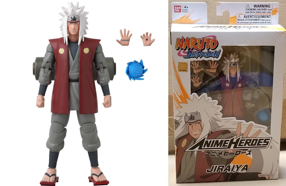 Bandai Anime Heroes Naruto Jiraiya Action Figure