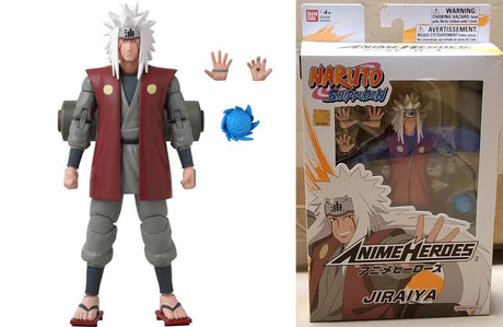 Bandai Anime Heroes Naruto Jiraiya Action Figure