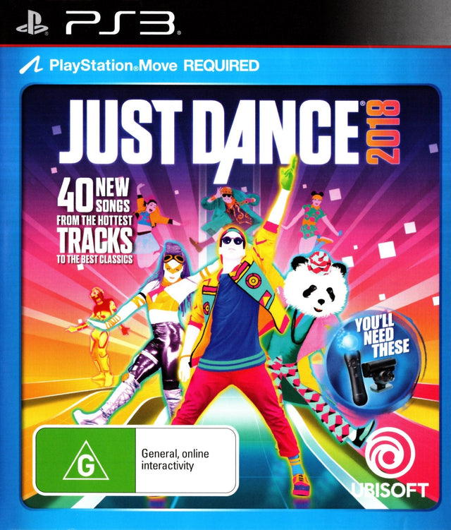 Just Dance 2018 Playstation 3 PS3 Game PAL