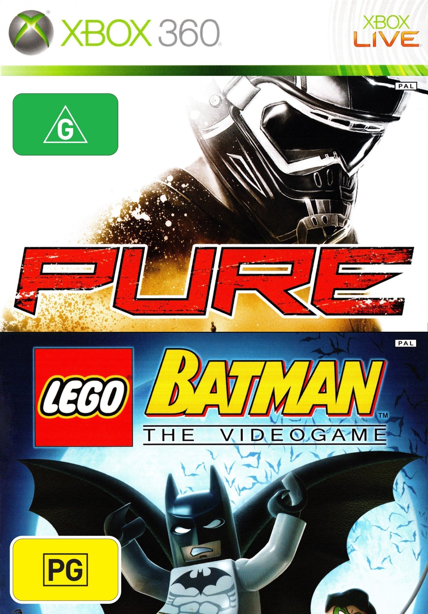 LEGO Batman/Pure Xbox 360 Game PAL