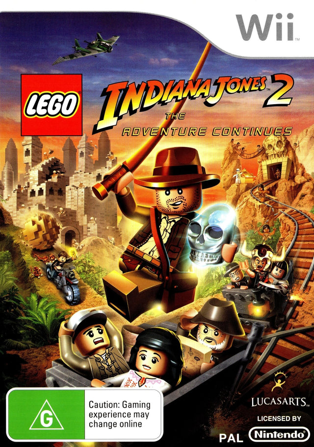 LEGO Indiana Jones 2: The Adventure Continues Nintendo Wii Game PAL