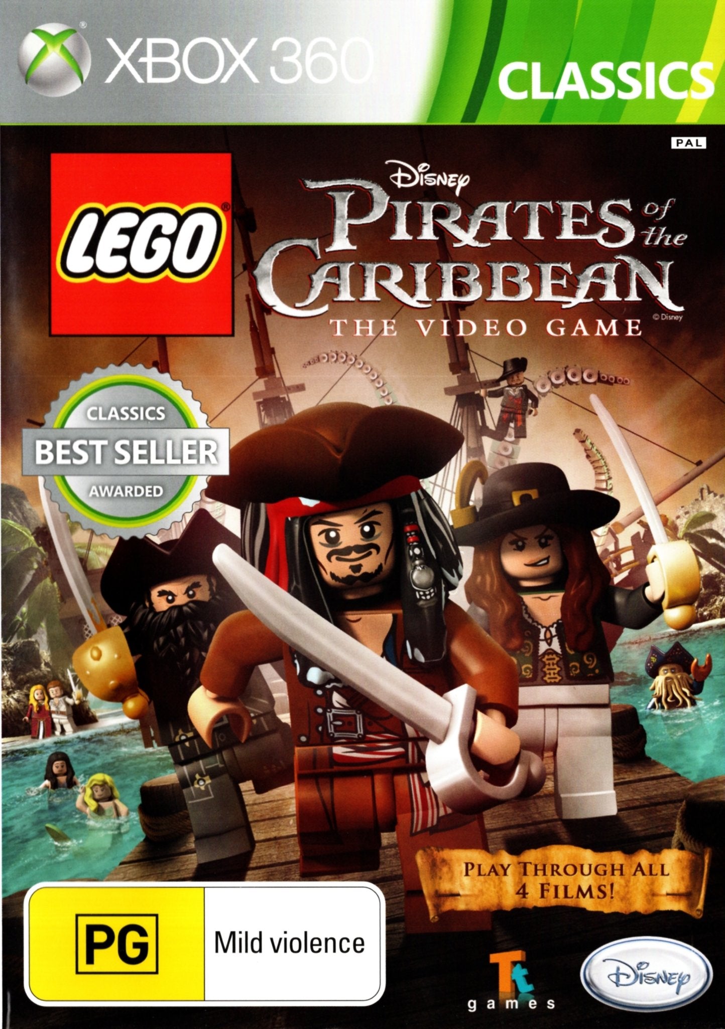 LEGO Pirates of the Caribbean: The Video Game Xbox 360 Game PAL
