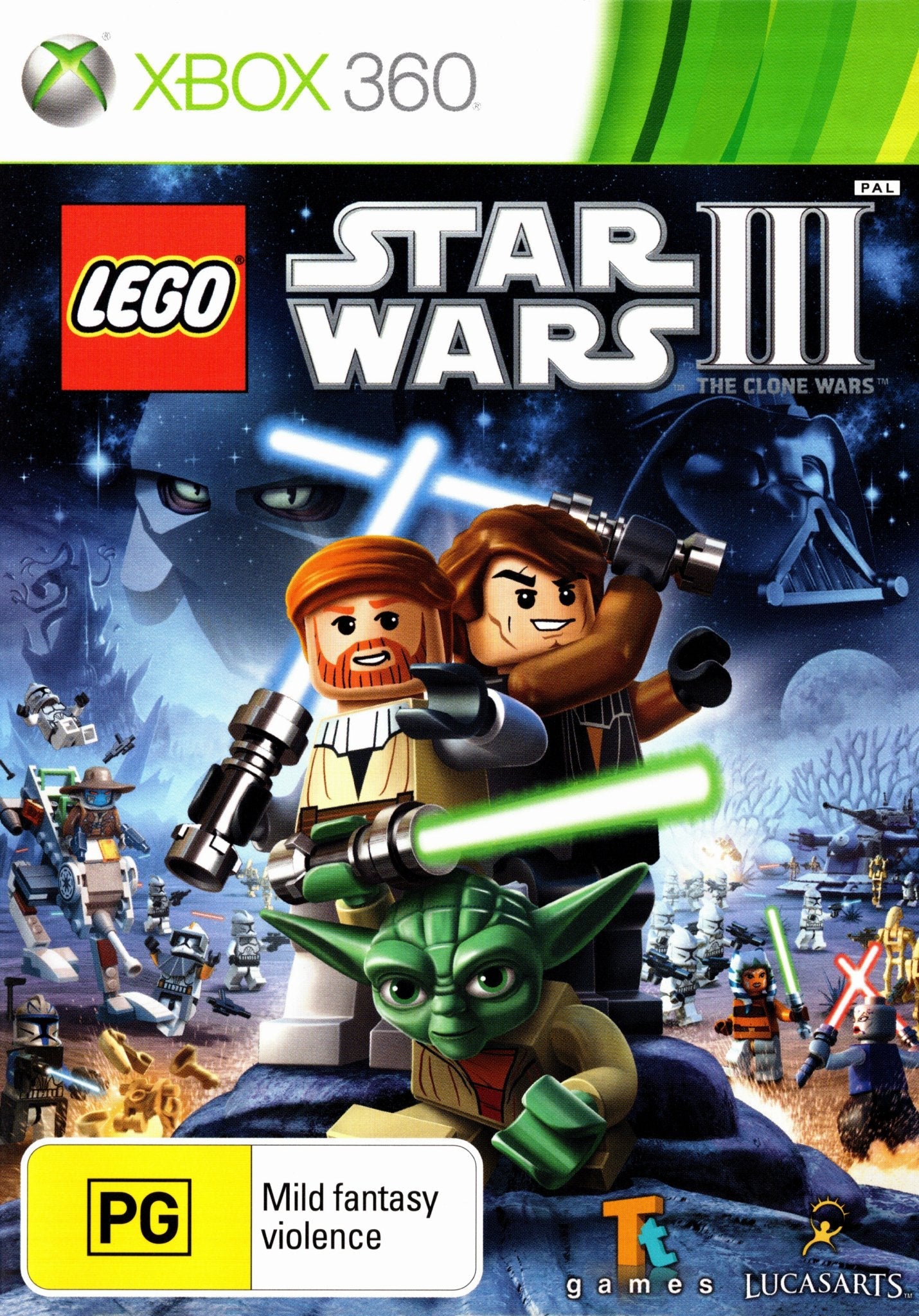 LEGO Star Wars III: The Clone Wars Xbox 360 Game PAL