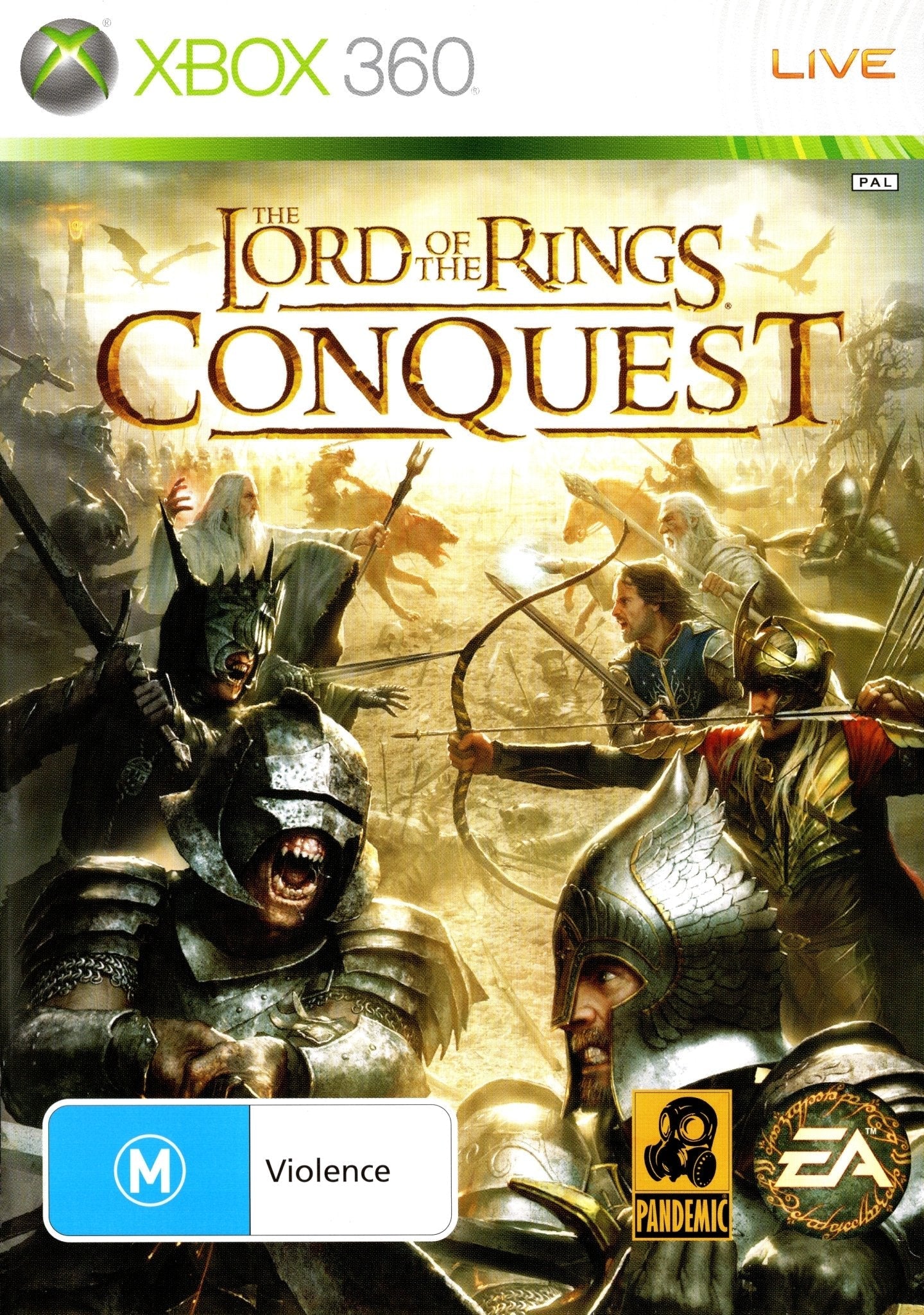 The Lord of the Rings: Conquest Xbox 360 Game PAL