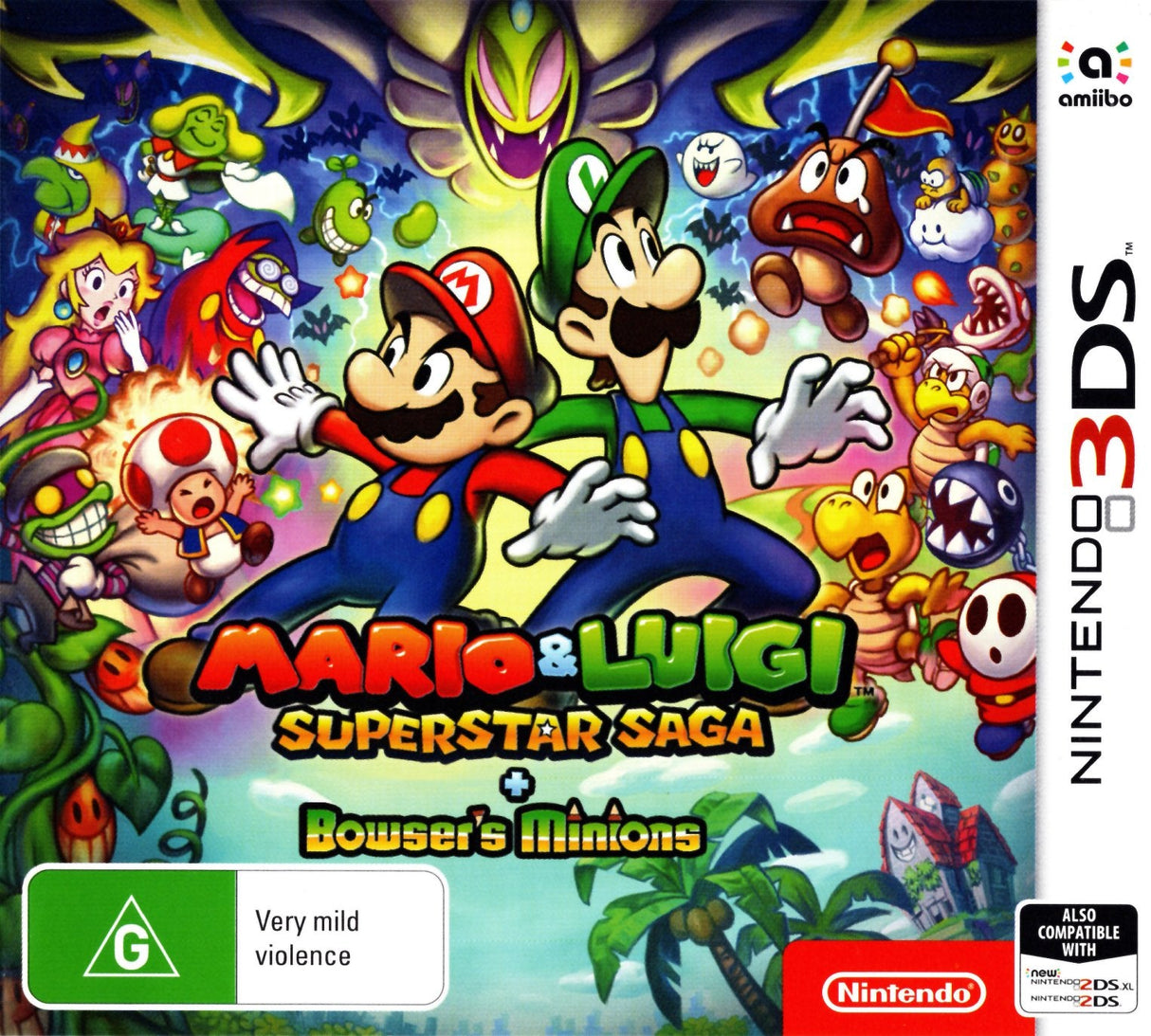 Mario & Luigi: Superstar Saga + Bowser's Minions 3DS Game PAL