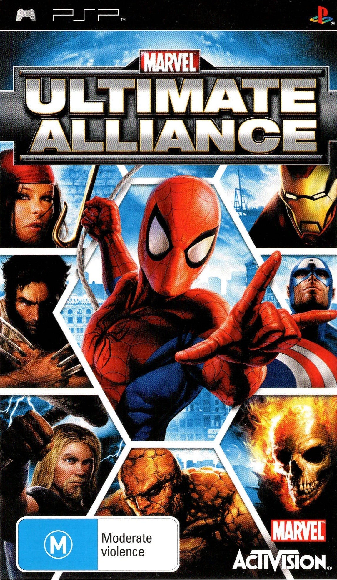 Marvel: Ultimate Alliance Playstation Portable PSP Game PAL