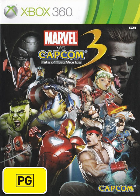Marvel vs. Capcom 3: Fate of Two Worlds Xbox 360 Game PAL-Trippy Trades