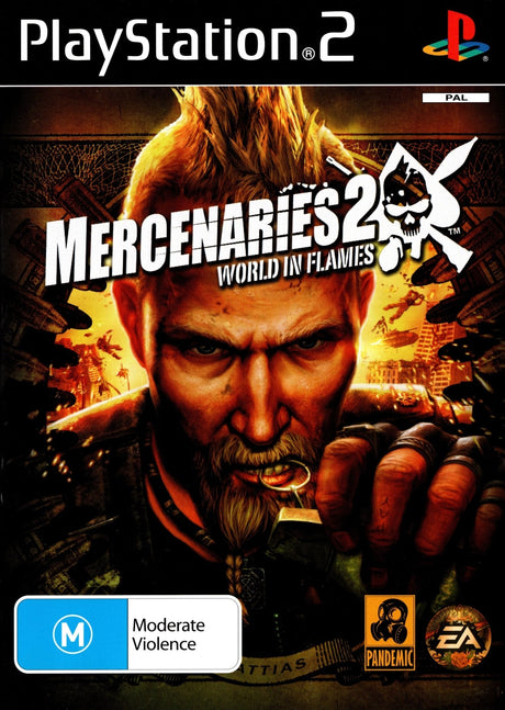 Mercenaries 2: World in Flames Playstation 2 PS2 Game PAL