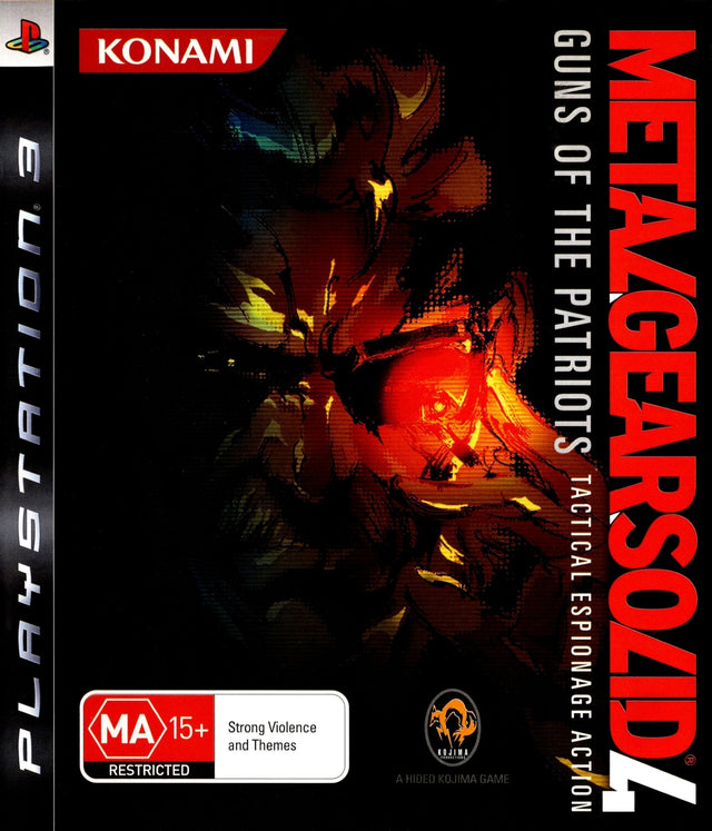Metal Gear Solid 4 Database Playstation 3 PS3 Game PAL