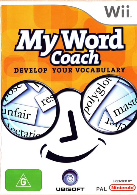 My Word Coach Nintendo Wii Game PAL-Trippy Trades