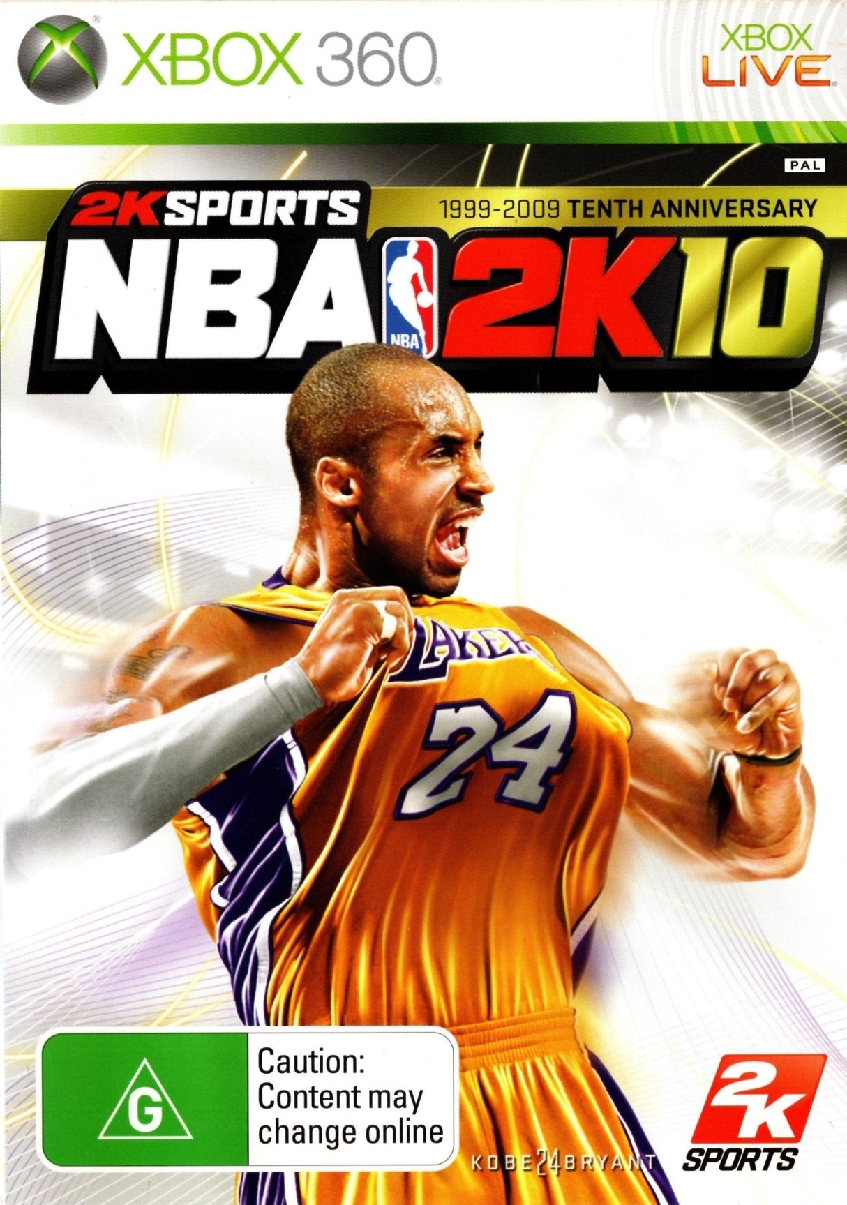 NBA 2K10 Xbox 360 Game PAL