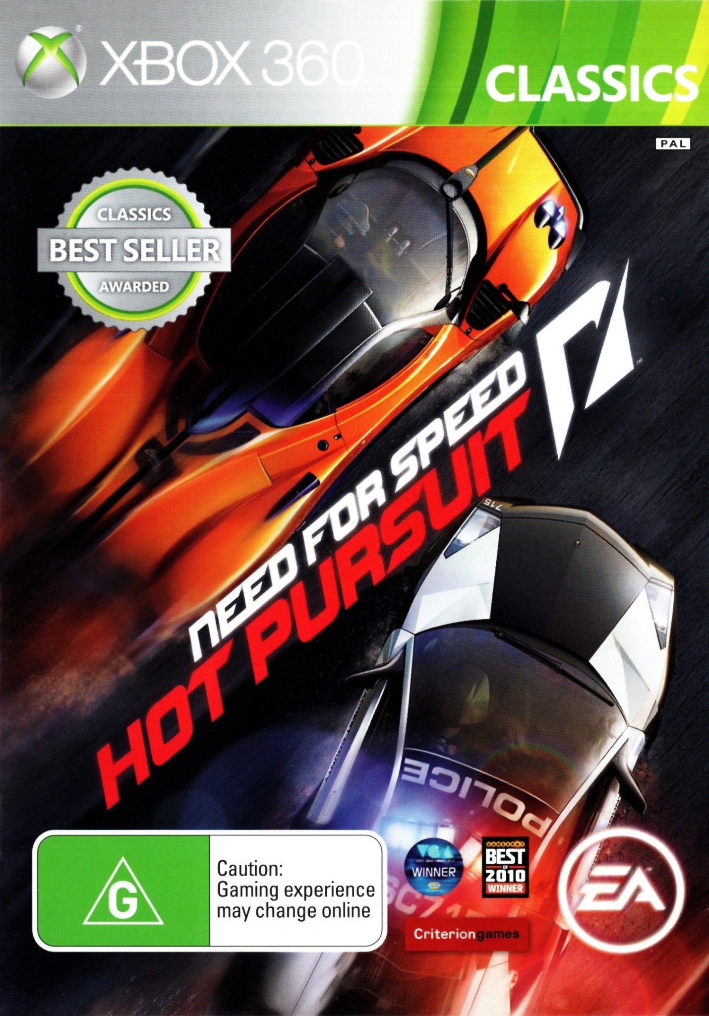 Need for Speed: Hot Pursuit Xbox 360 Game PAL