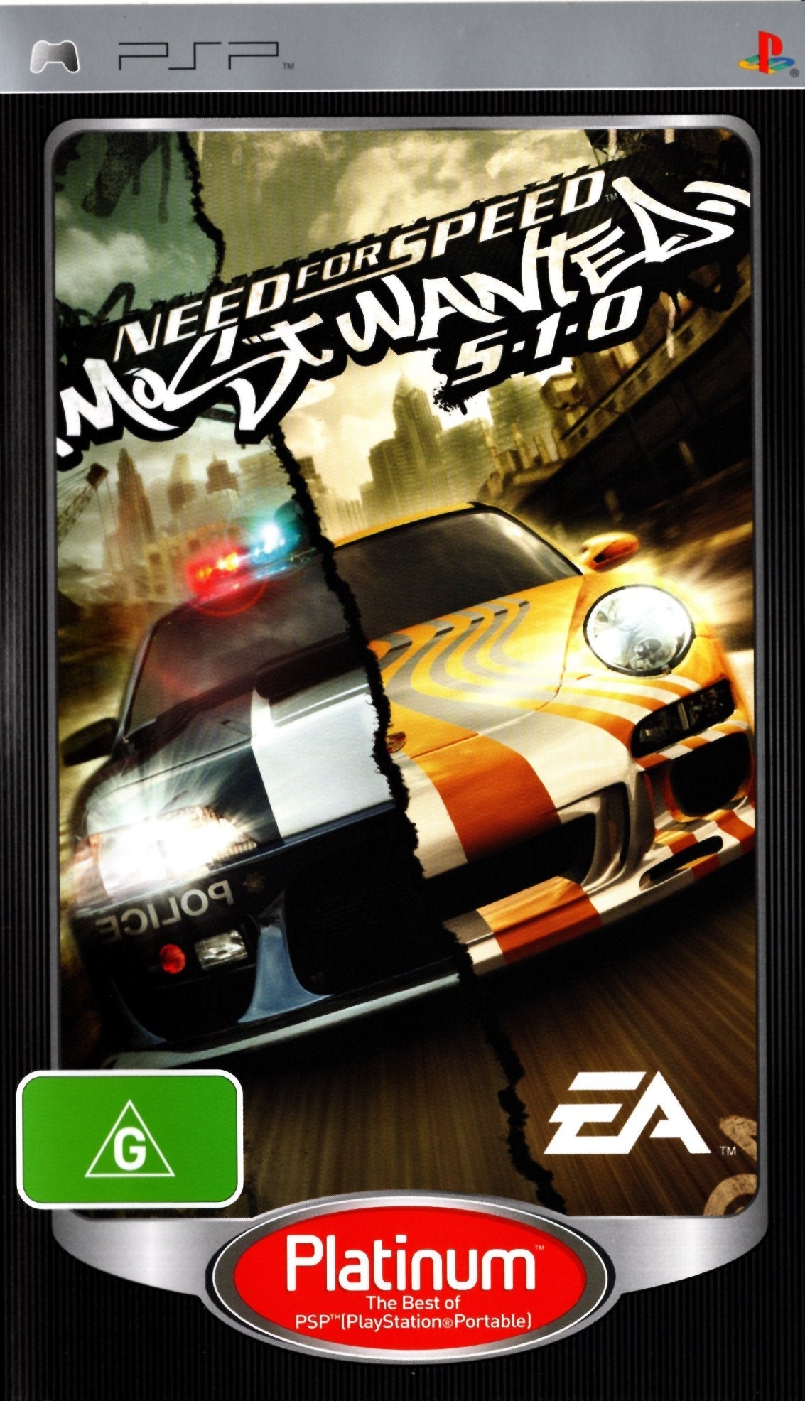 Need for Speed: Most Wanted 5-1-0 Playstation Portable PSP Game PAL