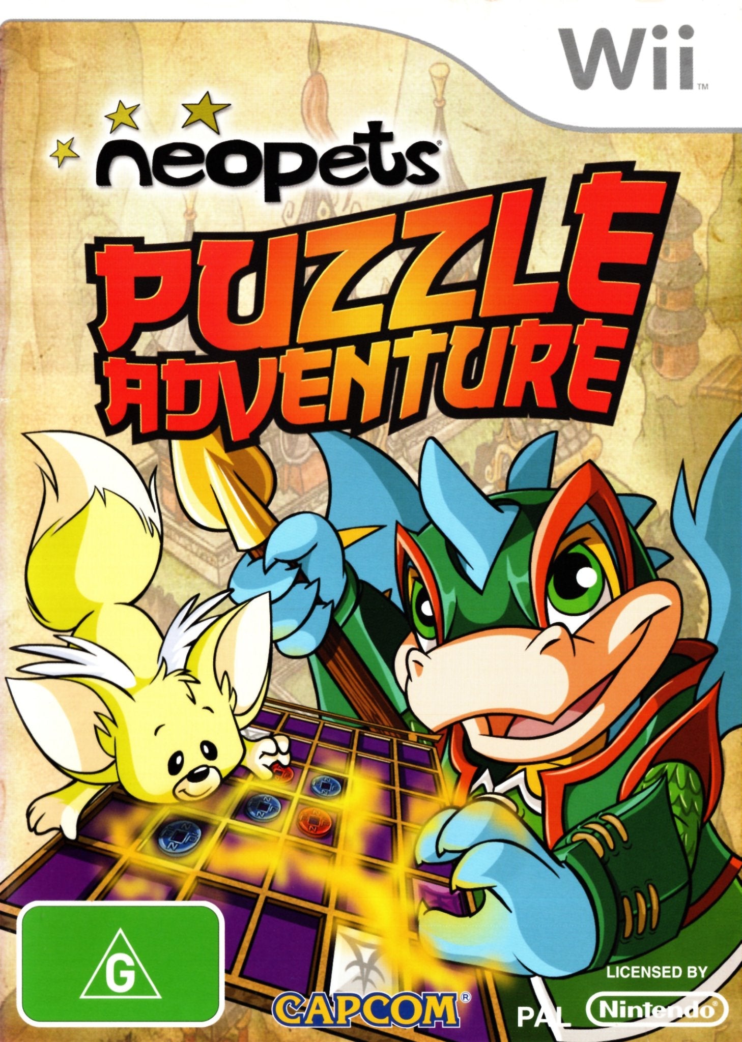 Neopets Puzzle Adventure Nintendo Wii Game PAL