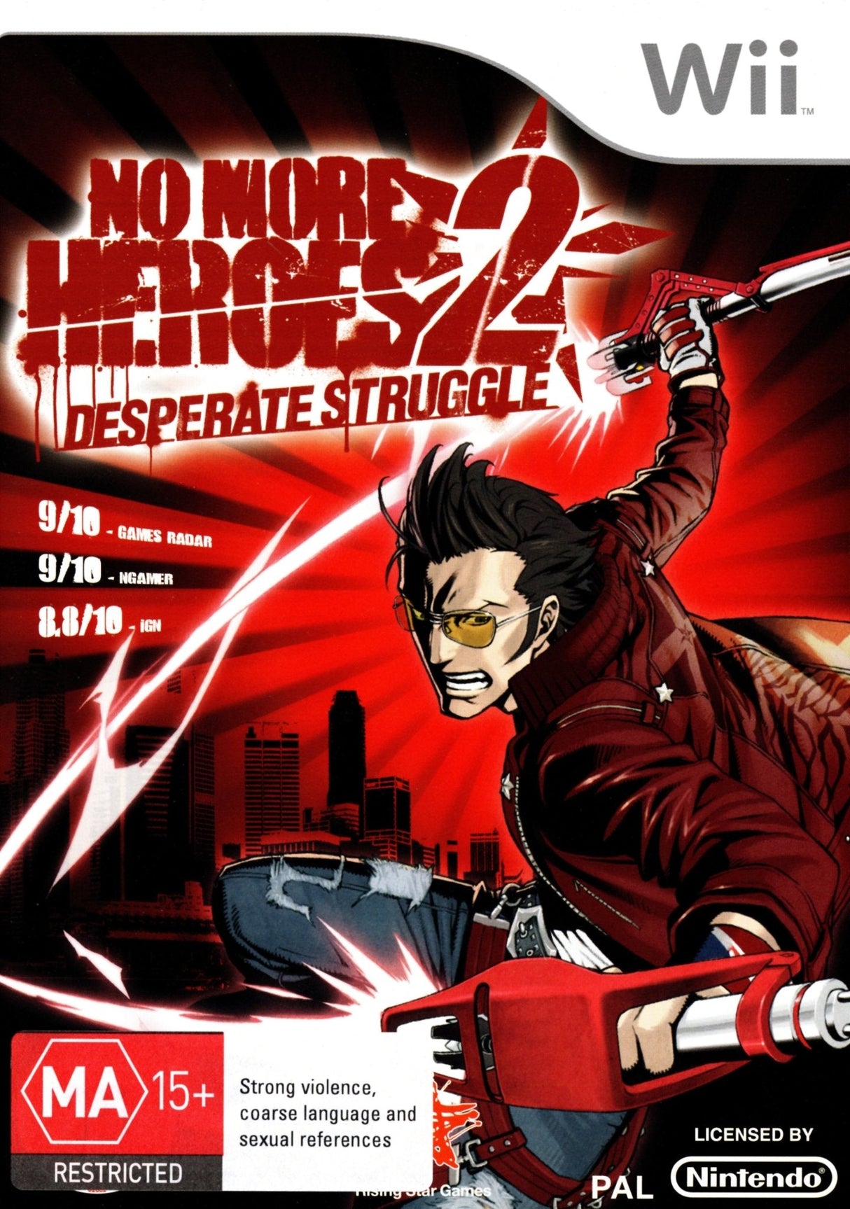 No More Heroes 2: Desperate Struggle Nintendo Wii Game PAL