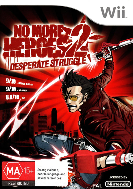 No More Heroes 2: Desperate Struggle Nintendo Wii Game PAL