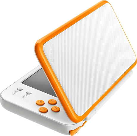 Nintendo "New" 2DS XL White And Orange Console + Charger