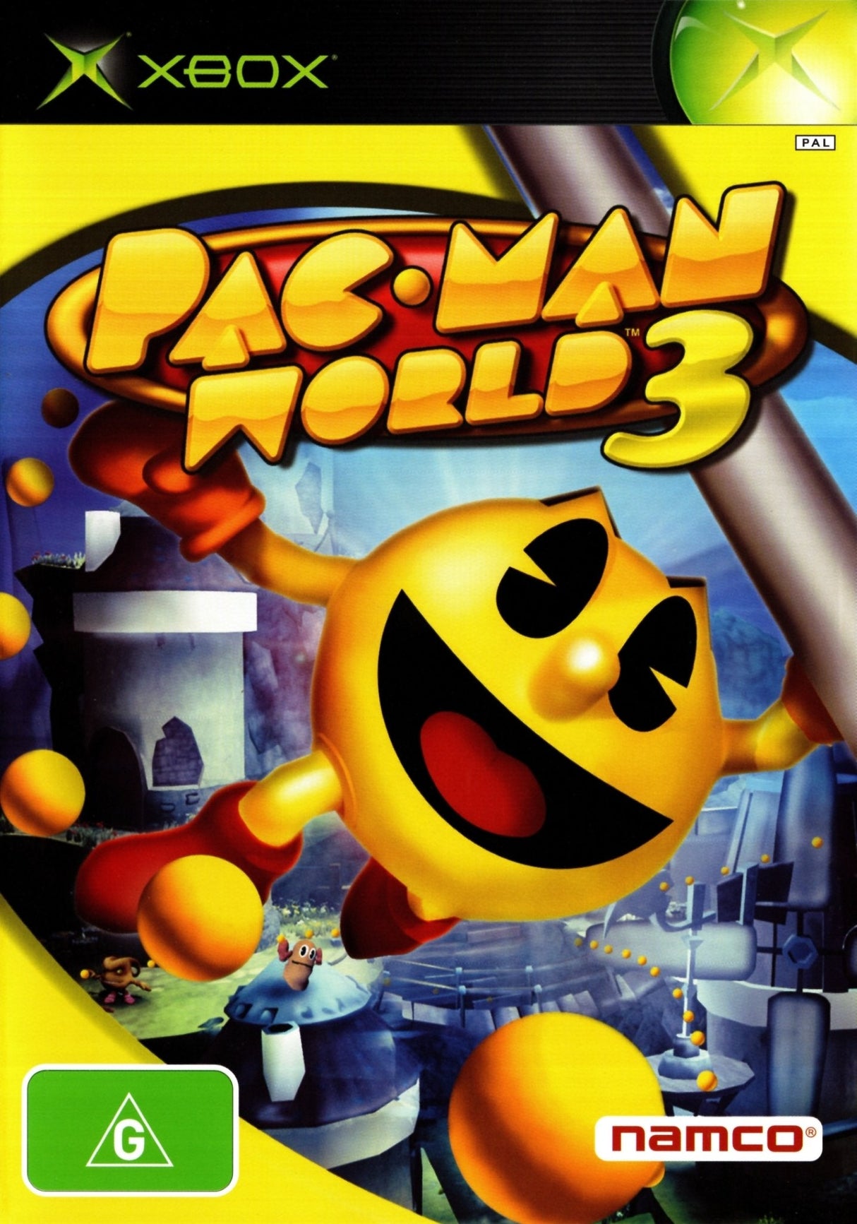 Pac-Man World 3 Xbox Game PAL