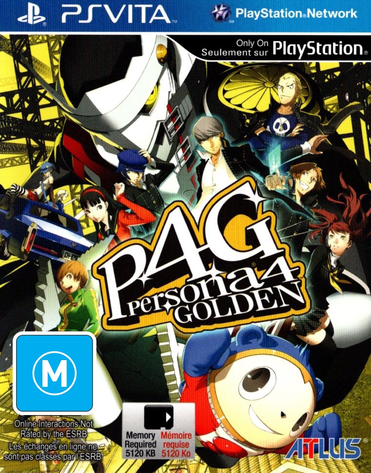 Persona 4 Golden Playstation Vita Game