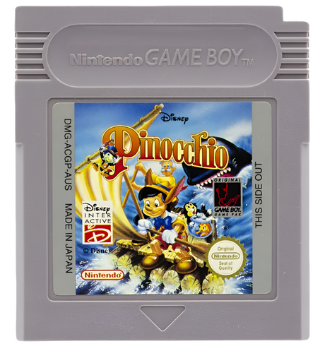 Pinocchio Game Boy Game PAL