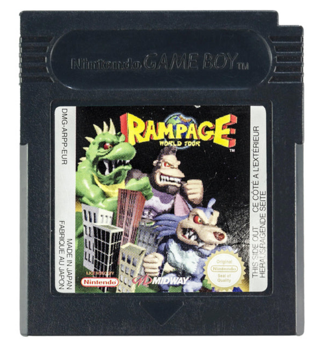 Rampage: World Tour Game Boy Color GBC Game PAL