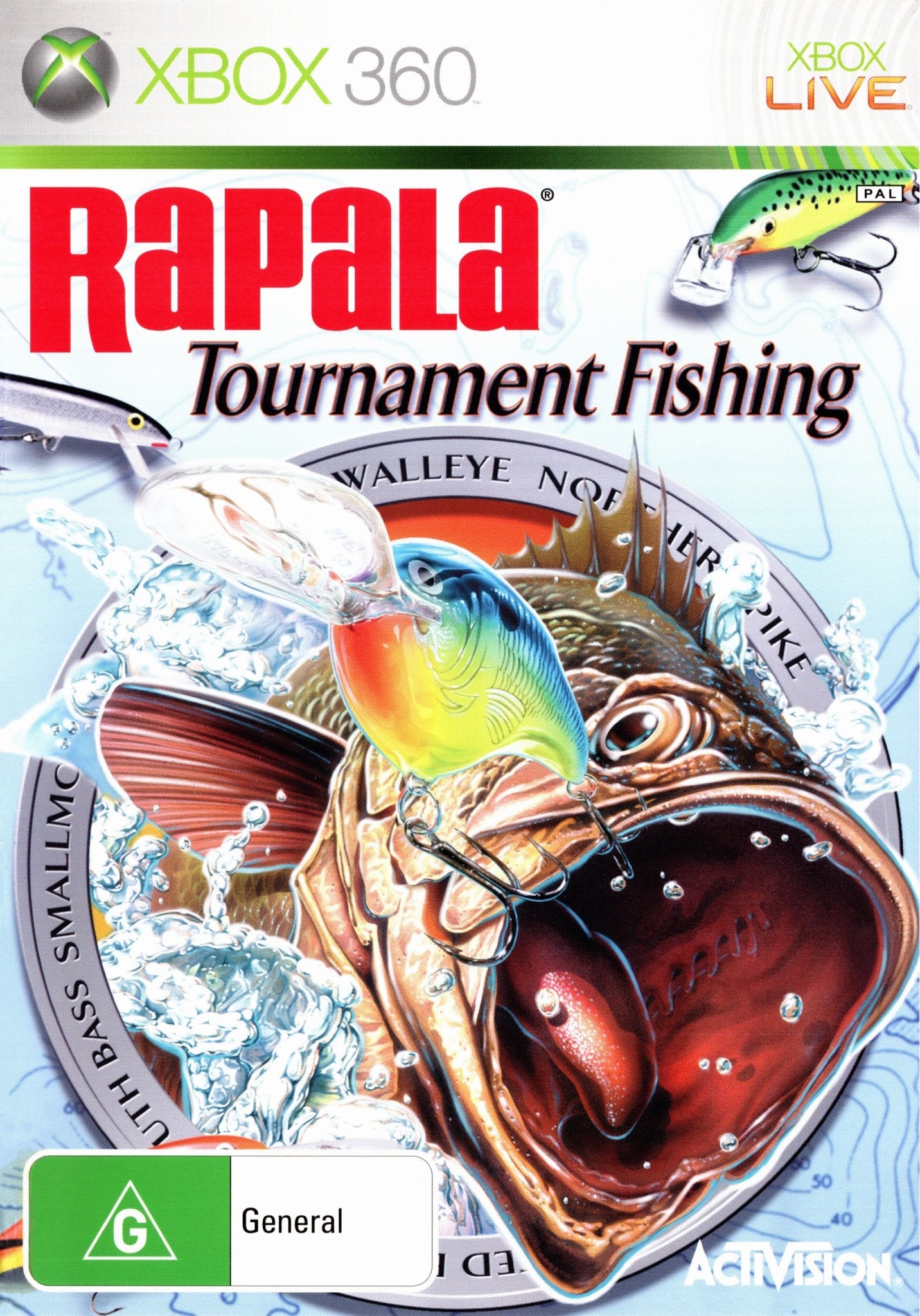 Rapala Fishing Frenzy 2009 Xbox 360 Game PAL