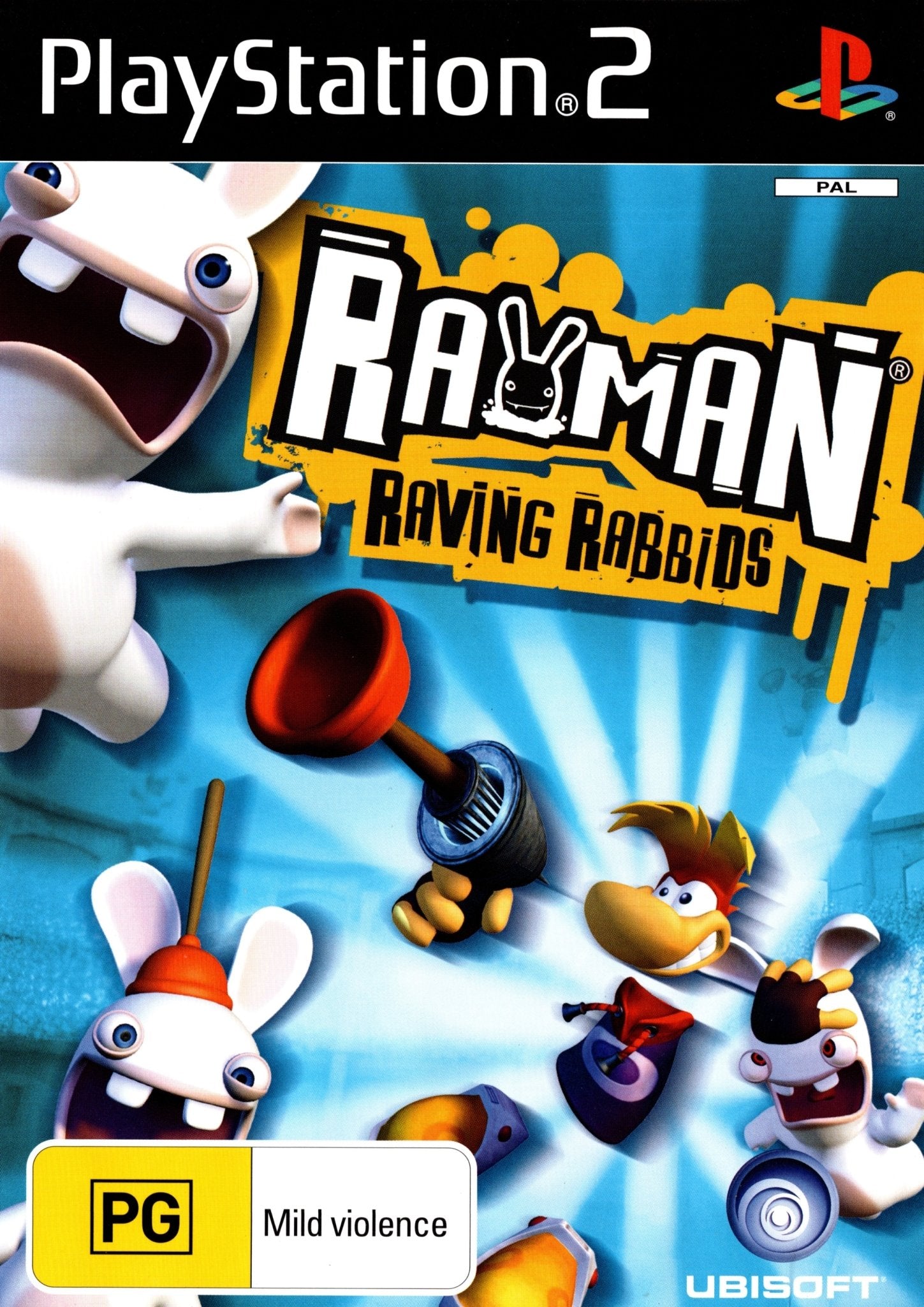 Rayman: Raving Rabbids Playstation 2 PS2 Game PAL