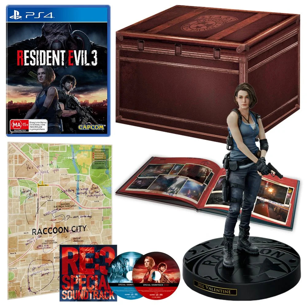 Resident Evil 3 Collector's Edition PlayStation 4 PS4 Brand New Sealed