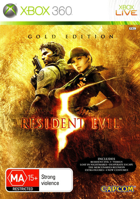 Resident Evil 5: Gold Edition Xbox 360 Game PAL-Trippy Trades