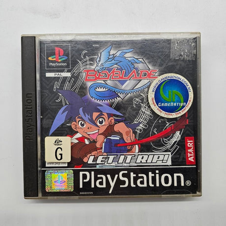 Beyblade: Let It Rip PS1 Playstation 1 Game PAL