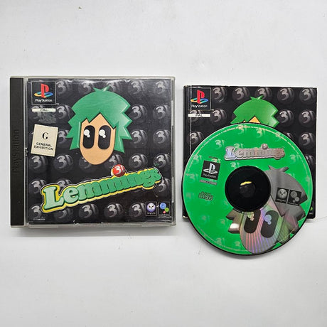 Lemmings 3D PS1 Playstation 1 Game PAL