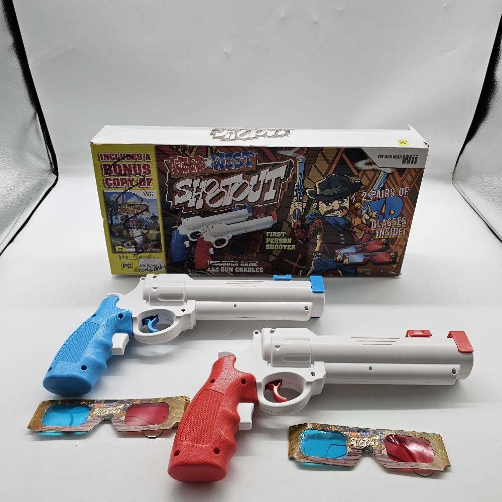 Wild West Shootout Pack + Chicken Shoot Game Nintendo Wii Boxed - Trippy Trades 