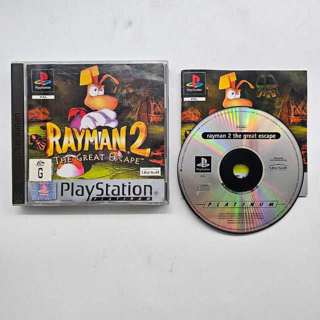 Rayman 2 The Great Escape PS1 Playstation 1 Game PAL